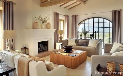 Italiaanse stijl - een modern interieur voor een appartement en een huis
