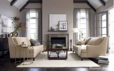 Modern style living room interior - photo ideas