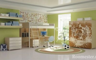 Σχεδιασμός δωματίου για έναν έφηβο - ένα αγόρι (+35 photos)