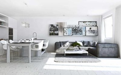 Design of a studio apartment - from small to large (+30 photos)