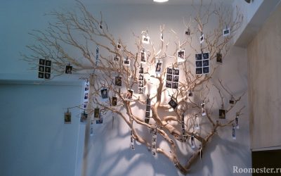 Ideas de decoración para el hogar de bricolaje de ramas de árboles