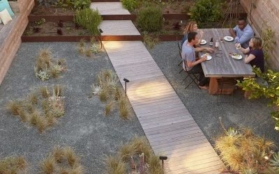 Idees de paisatgisme del pati d’una casa privada a la foto