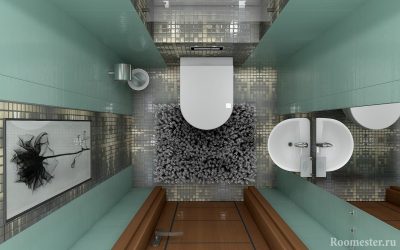 Σύγχρονη σχεδίαση τουαλέτας