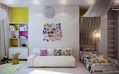 Proiectarea unei camere pentru copii +100 de fotografii interioare