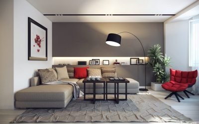 Interieur van een moderne woonkamer - 100 foto's van ideeën