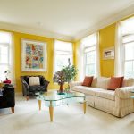 Žlutý obývací pokoj