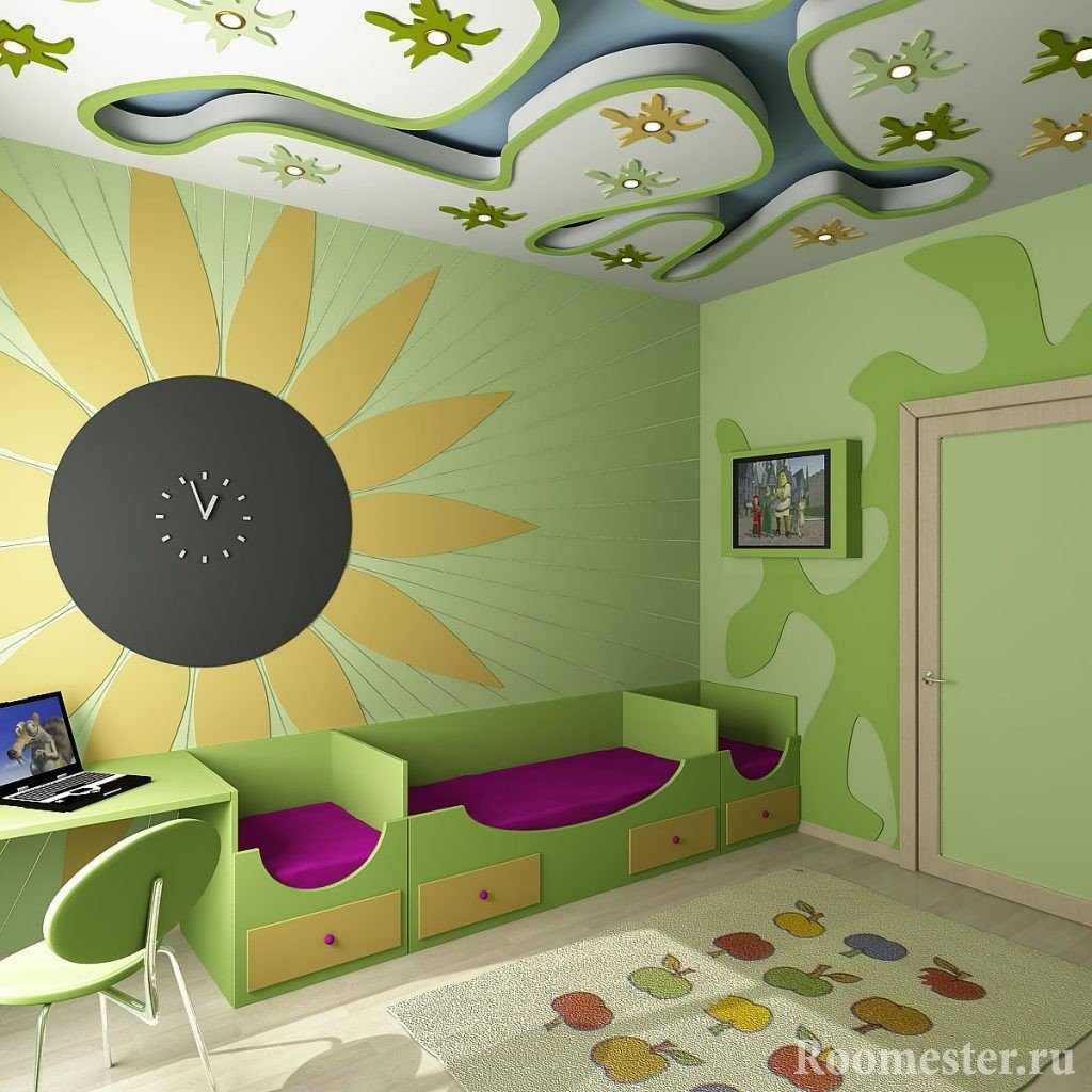 Aplikácia na strop detskej izby