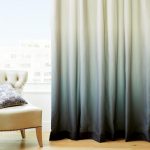 Color gradient on the curtains