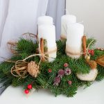 Candles on a wreath