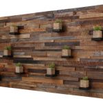 Stěna z dřevěných desek