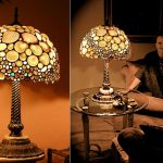 Hindi pangkaraniwang dekorasyon ng lampara