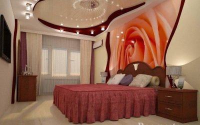 Dizajn stropa u spavaćoj sobi +70 fotografija ideja dizajna
