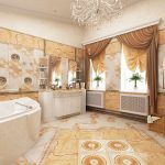 Banheiro com azulejos caros