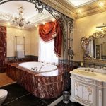 Marble and expensive bathroom furniture