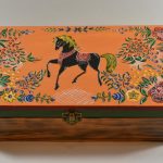 Horse on the casket