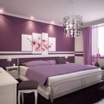 Interior dormitor violet