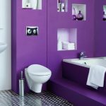 Lilac εσωτερικό μπάνιο