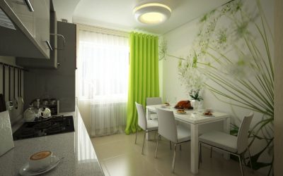 Projeto da cozinha 9 m² - 70 fotos de idéias e exemplos do interior