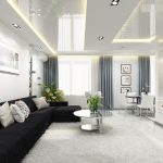 Svetlý interiér obývacej izby