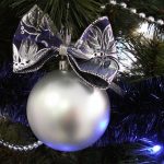 Christmas ball with bow