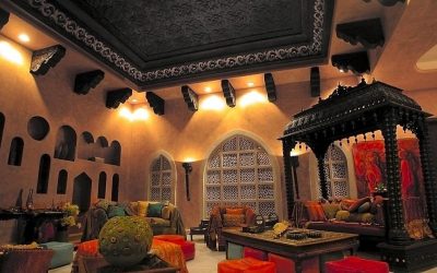 Orientalsk stil i det indre av en leilighet eller hus +55 foto