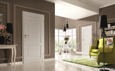 Farven på gulvet og dørene i det indre - en kombination af nuancer