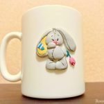 Mug with a hare