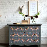 Dresser with patterns