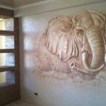 Stucwerk olifant