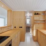 Mutfakta beyaz tavan