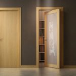 Different types of doors in the interior