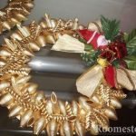 Christmas pasta wreath