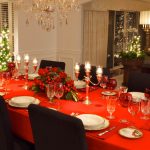 Mantel rojo: ideal para la mesa festiva