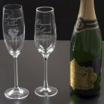 Champagne og glass
