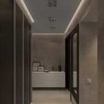 Design av en smal korridor i en to-roms leilighet