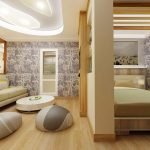 Osmani v podobě kamenů v obývacím pokoji