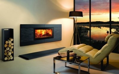 Electric fireplace in the living room interior +70 photo ideas