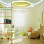 Παιδικό δωμάτιο με φωτεινό σχέδιο
