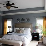 Ceiling fan in the bedroom