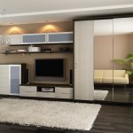 Living room design with light furniture