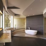 Badkamer in minimalistische stijl