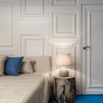 Υπνοδωμάτιο με πόρτα χρώματος wenge