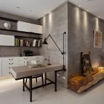 Concrete walls and floors