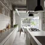 Dapur countertop konkrit