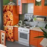 Oranges sur le frigo
