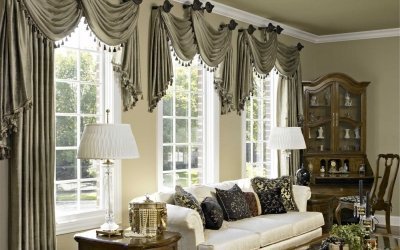 Window decor with curtains and not only +75 photos