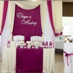 The design of the wedding hall in letters