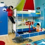 Пиратски мотиви във вътрешността на детската стая