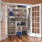 Glass doors in the pantry