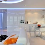 Soffitto a LED all'interno